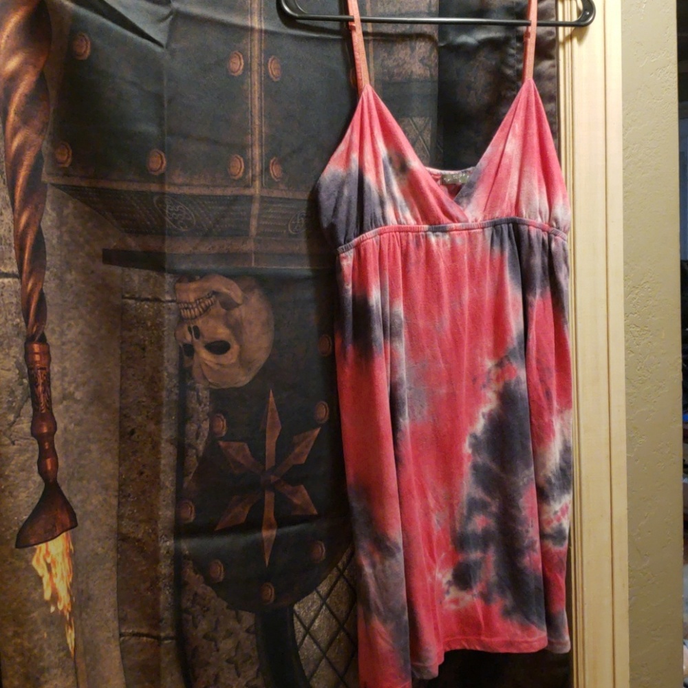 B Split Spaghetti Strap Dress